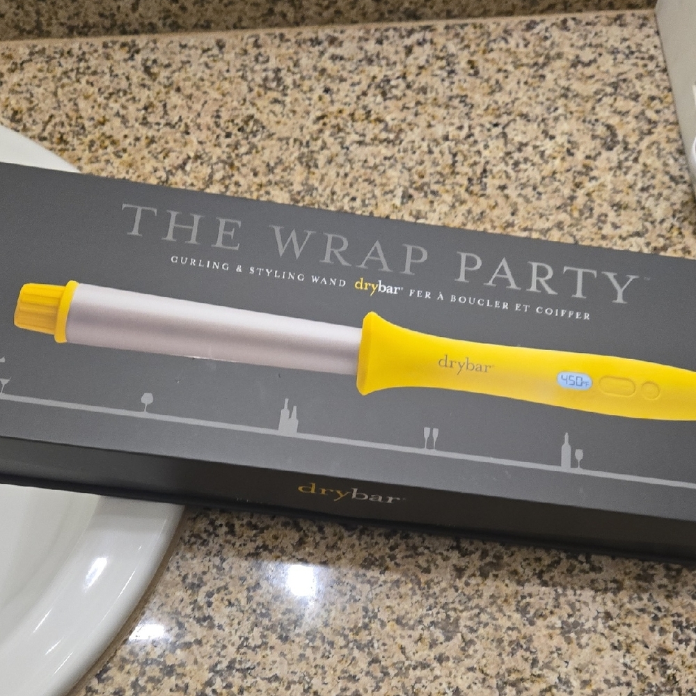 Drybar The Wrap Party Yellow Styling Wand